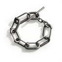 COMO BRACELET MEDIUM LINKS | OXIDIZED