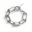 COMO BRACELET MEDIUM LINKS | TWO TONE SILVER & OXIDIZED
