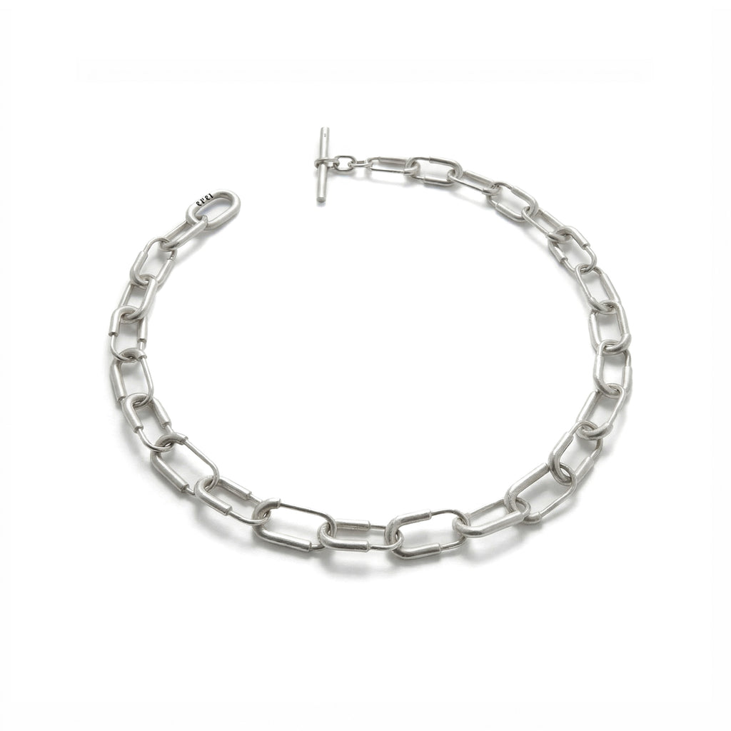 COMO NECKLACE SMALL LINKS | SILVER