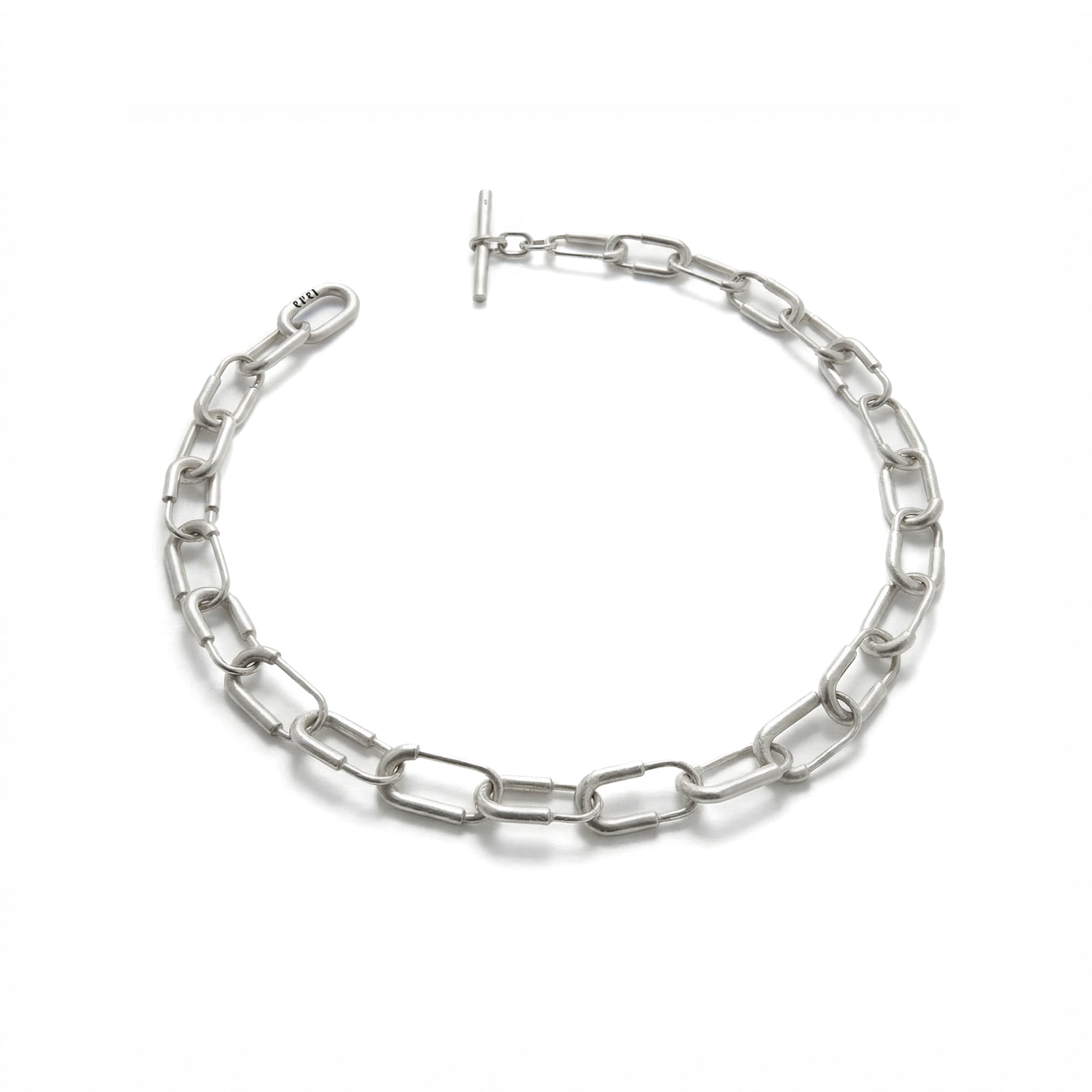 COMO NECKLACE SMALL LINKS | SILVER