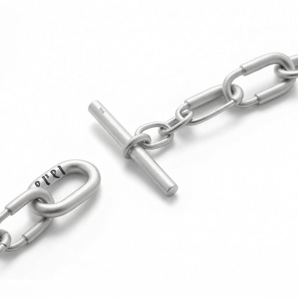 COMO NECKLACE SMALL LINKS | SILVER