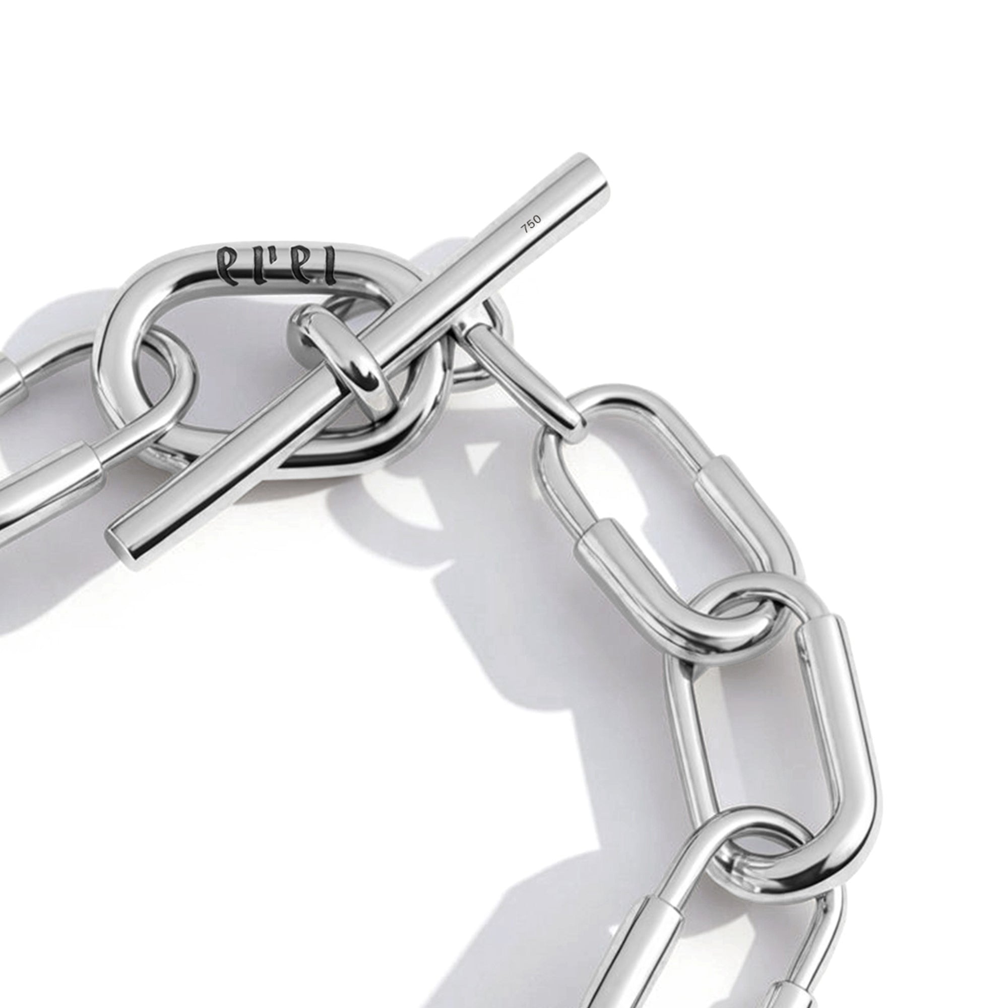 COMO BRACELET SMALL LINKS | WHITE GOLD