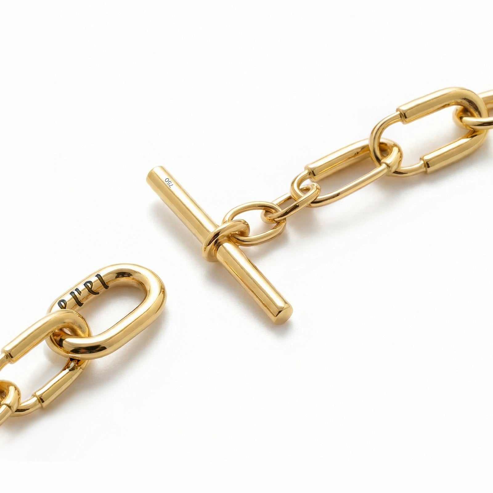 COMO NECKLACE SMALL LINKS | KA+LU | YELLOW GOLD