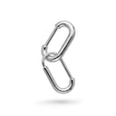 COMO NECKLACE MEDIUM LINKS | WHITE GOLD