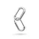 COMO NECKLACE MEDIUM LINKS | WHITE GOLD