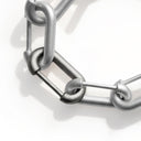 COMO BRACELET MEDIUM LINKS | TWO TONE SILVER & OXIDIZED