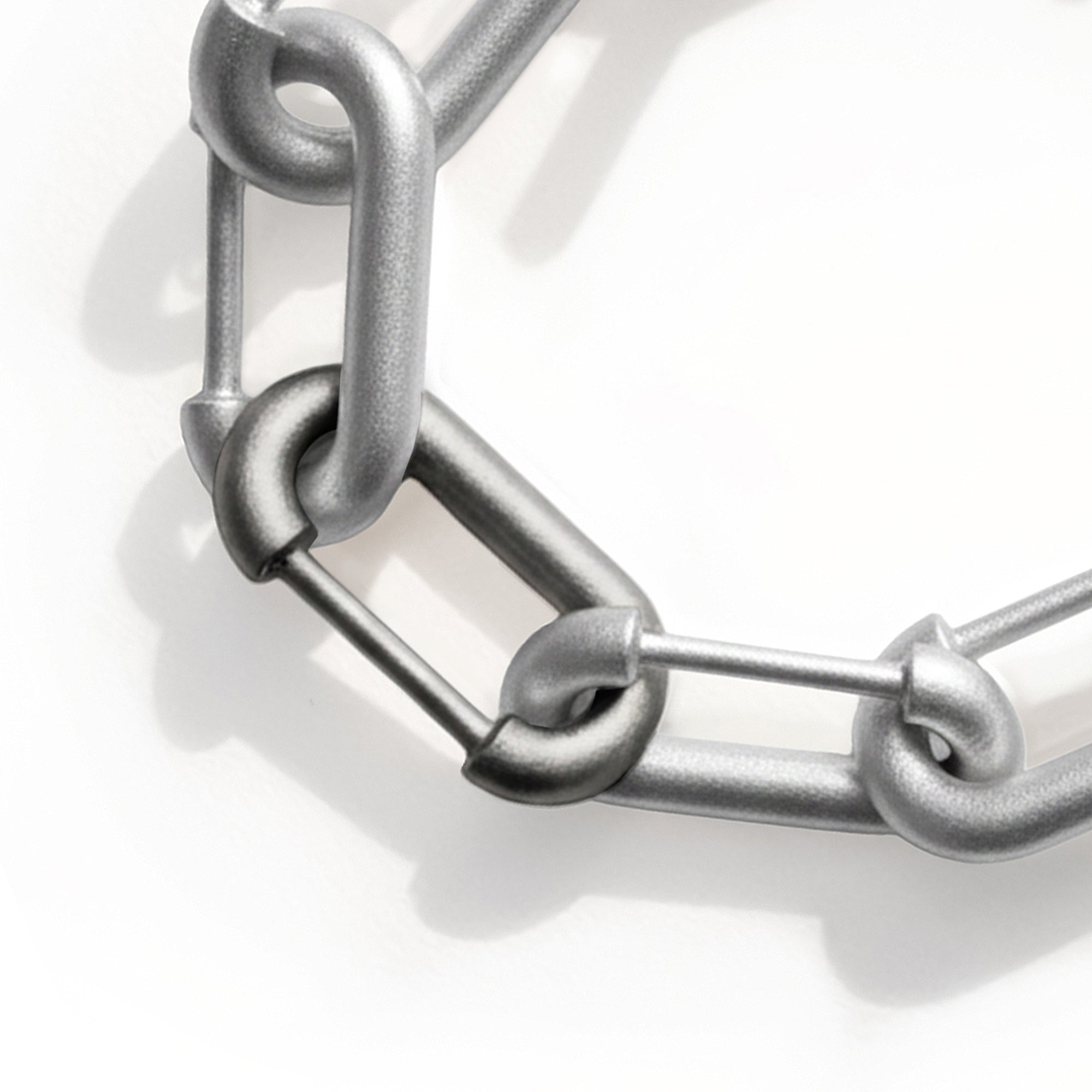 COMO BRACELET MEDIUM LINKS | TWO TONE SILVER & OXIDIZED