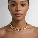 COMO NECKLACE MEDIUM LINKS | YELLOW GOLD